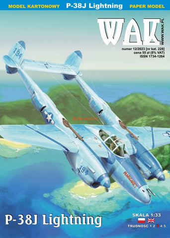 WAK P-38J-15 Lightning 1/33