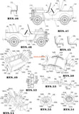 WAK Jeep Airborne with 75 mm howitzer 1/25