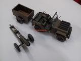 WAK Jeep Airborne with 75 mm howitzer 1/25