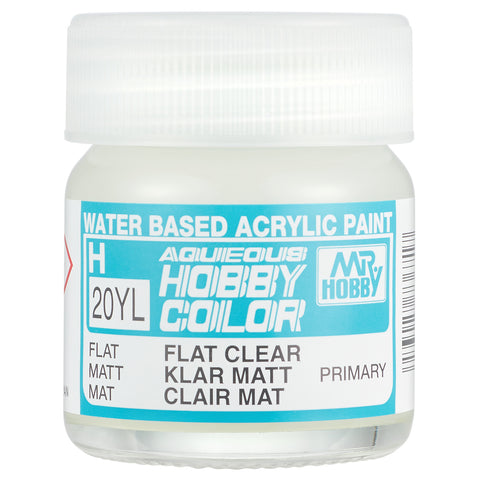 H-020YL Hobby Color Flat Clear 40ml