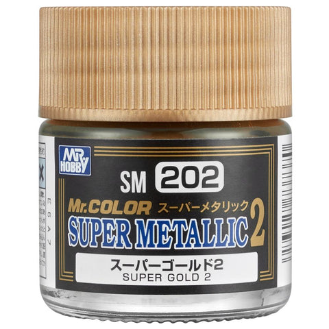 SM-202 Mr. Color Super Metallic Colors II (10 ml) Super Gold II