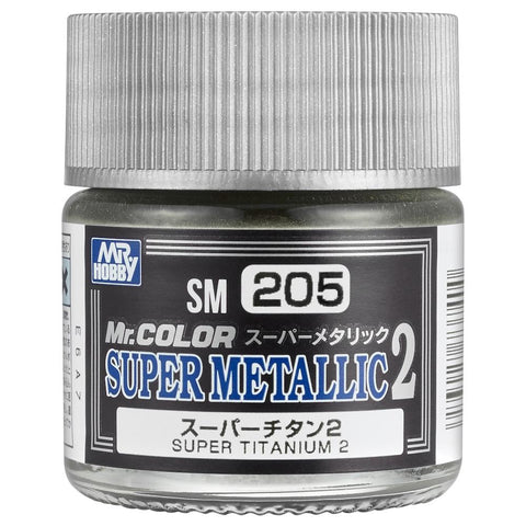 SM-205 Mr. Color Super Metallic Colors II (10 ml) Super Titanium II