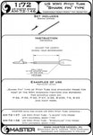 AM72146 US WWII Pitot Tube - "Shark-fin" type probe 1/72