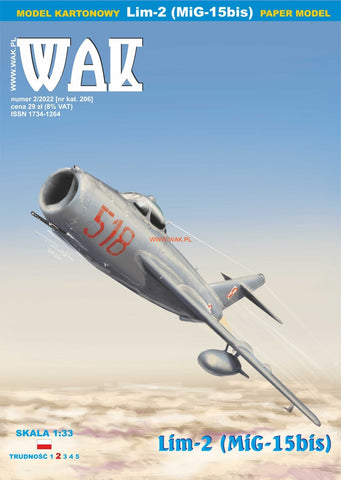 WAK Lim-2 (MiG-15bis) 1/33